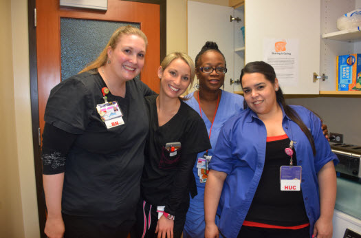 Sharing is Caring: Pediatric/PICU staff provide food for patient families in need
