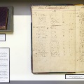 Textbook and graduation register from the UTMB School of Pharmacy