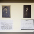 Photographs of two notable figures connected with the UTMB Department of Pharmacology
