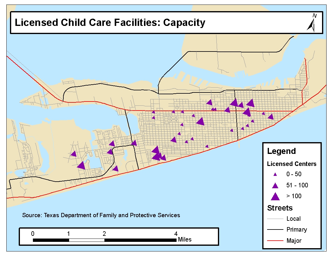 Licensed Childcare Facilities by Capacity