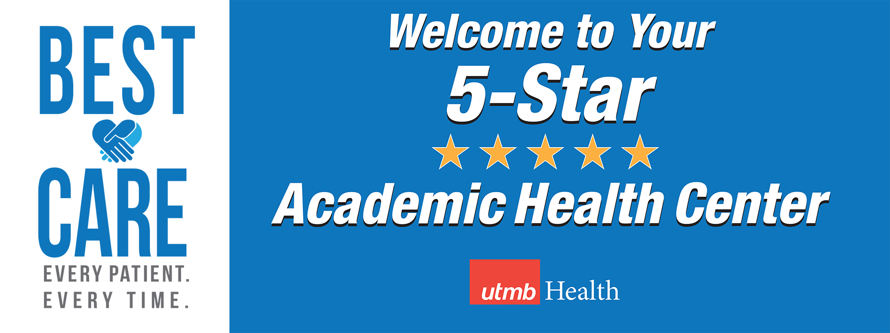 Welcome to your 5-star academic health center (banner)
