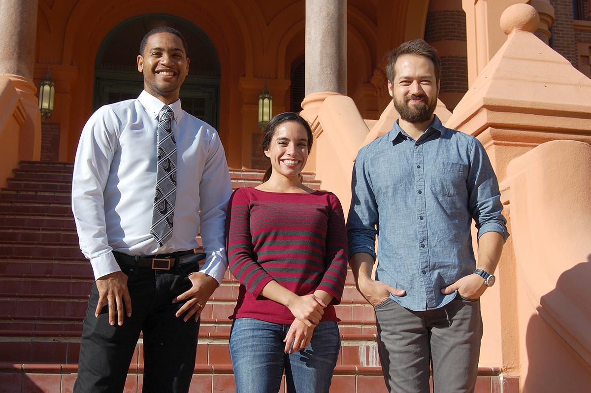 Albert Auguste, Samantha Nava and Jesse Erasmus