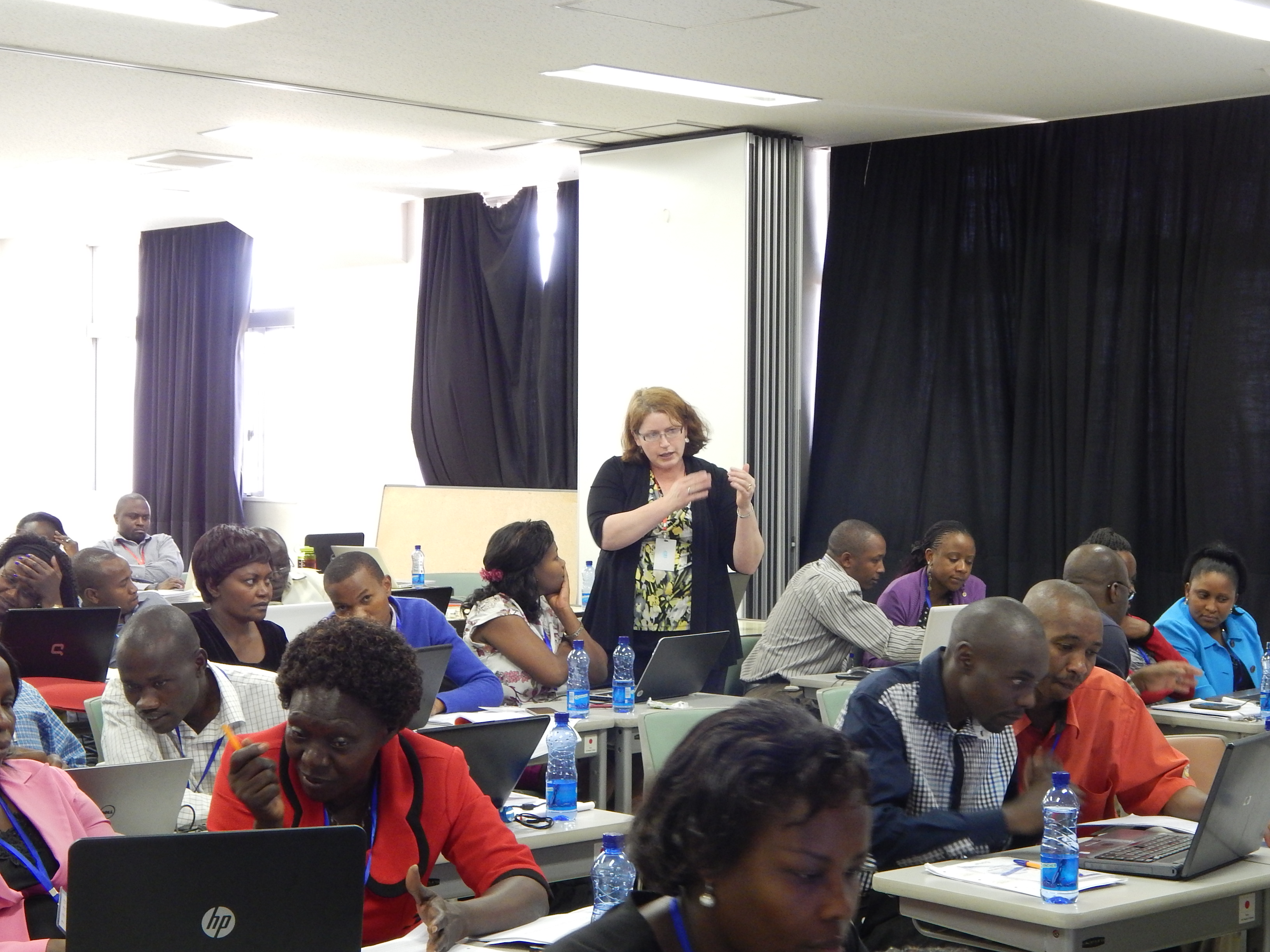 Dr. Endsley teaching KEMRI workshop