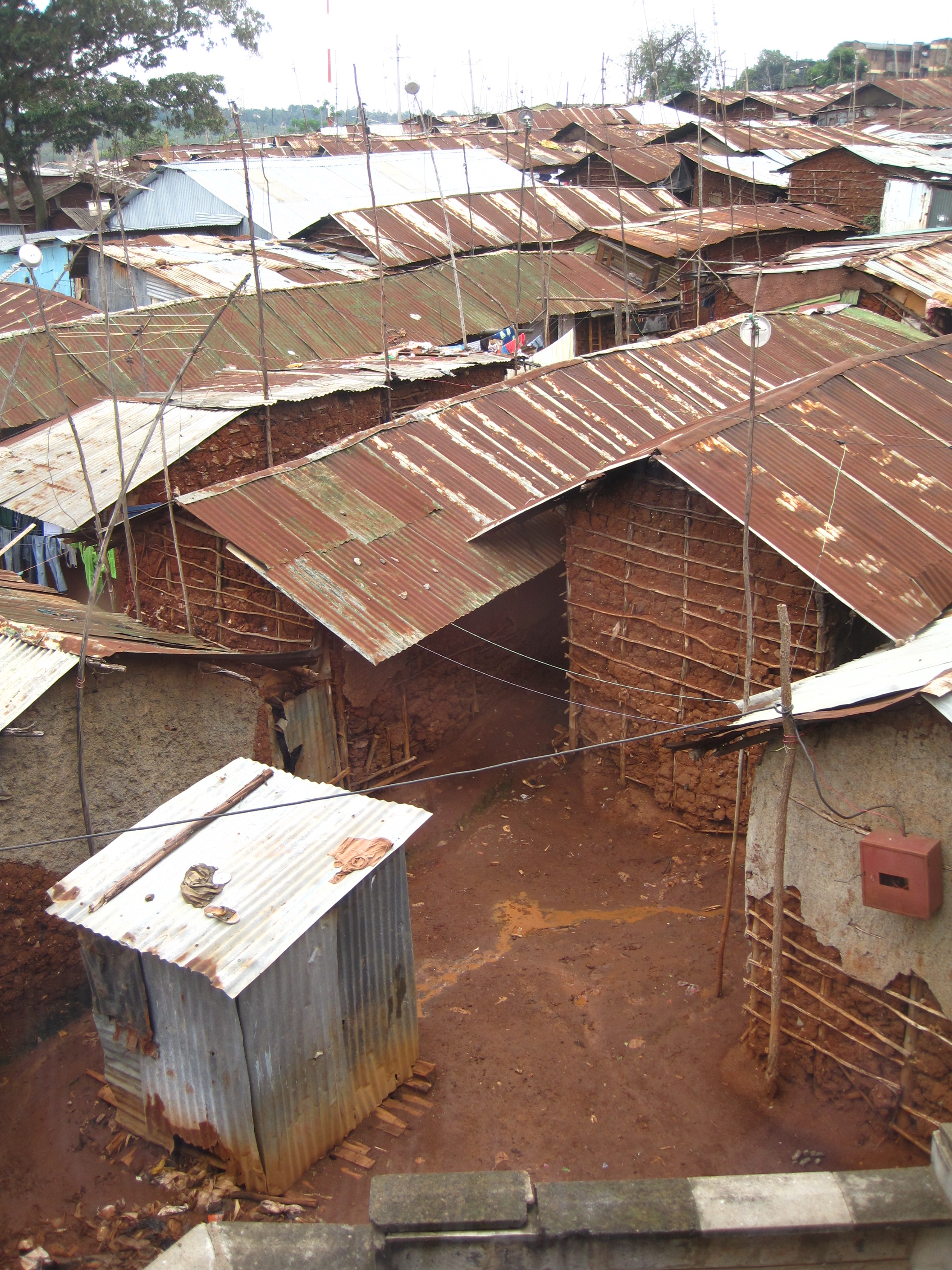 Site of malnutrition study in Kibera, Kenya