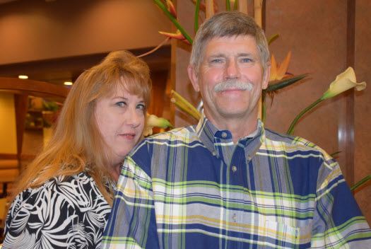 Ted and Kelly Guth five months after his stroke