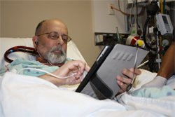 Advances in ECMO therapy made it possible for Michael Bright to carry out some normal activities of his daily routine immediately after having the procedure.
