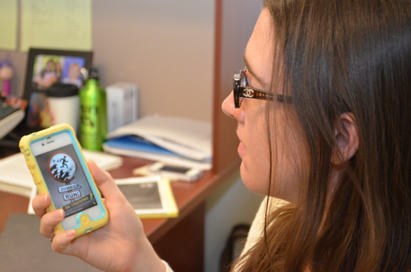 UTMB professor Elizabeth Lyons will study the audio adverture app "Zombies, Run!"