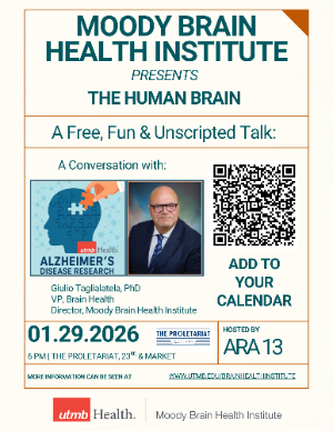 Portrait of THE HUMAN BRAIN flyer