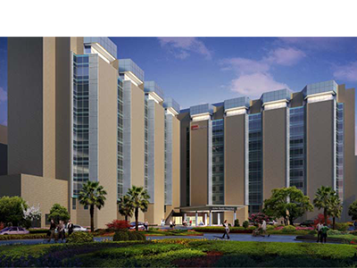 John Sealy Hospital in 2020 Rendering of renovations at John Sealy Tower at UTMB