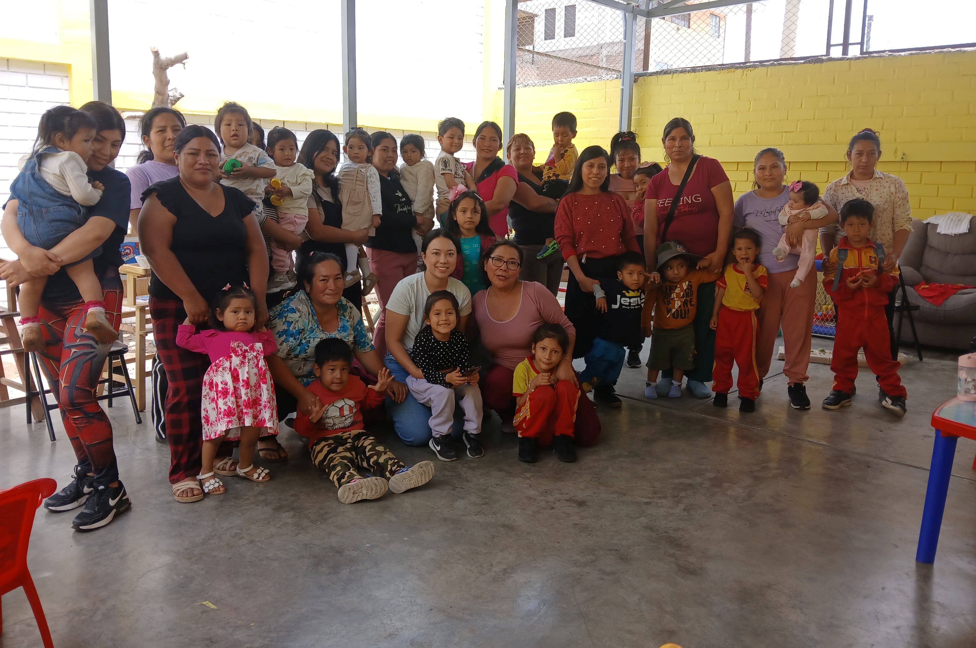 Briana Nguyen_Summary Briana with the moms and children on the last day of rotation!