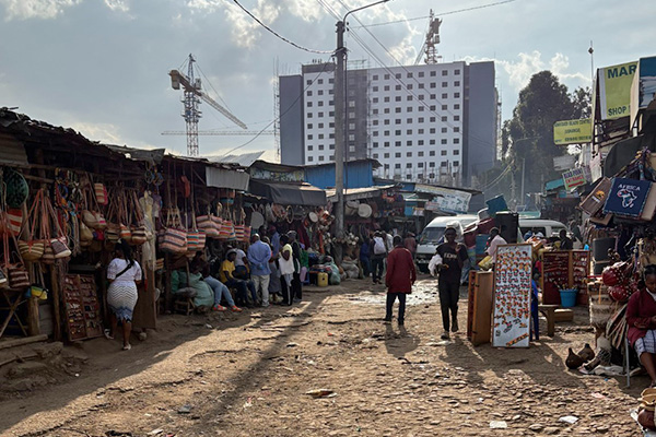 Kenya View of a Kenya town