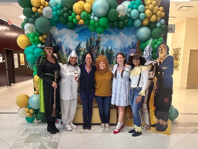 Image of people dressed as Wizard of Oz characters