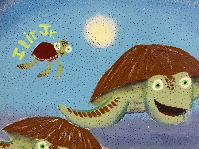 Image of turtle mural