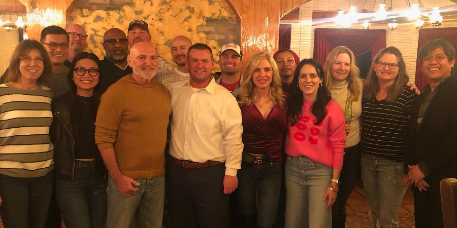 Group photo of men and women