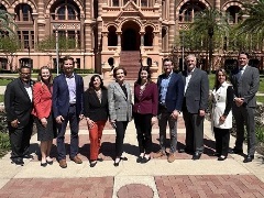 UT System Office of Governmental Relations for visits the Galveston Campus