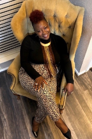 Photo of woman in chair