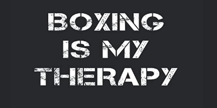 Image of "Boxing is my Therapy" logo