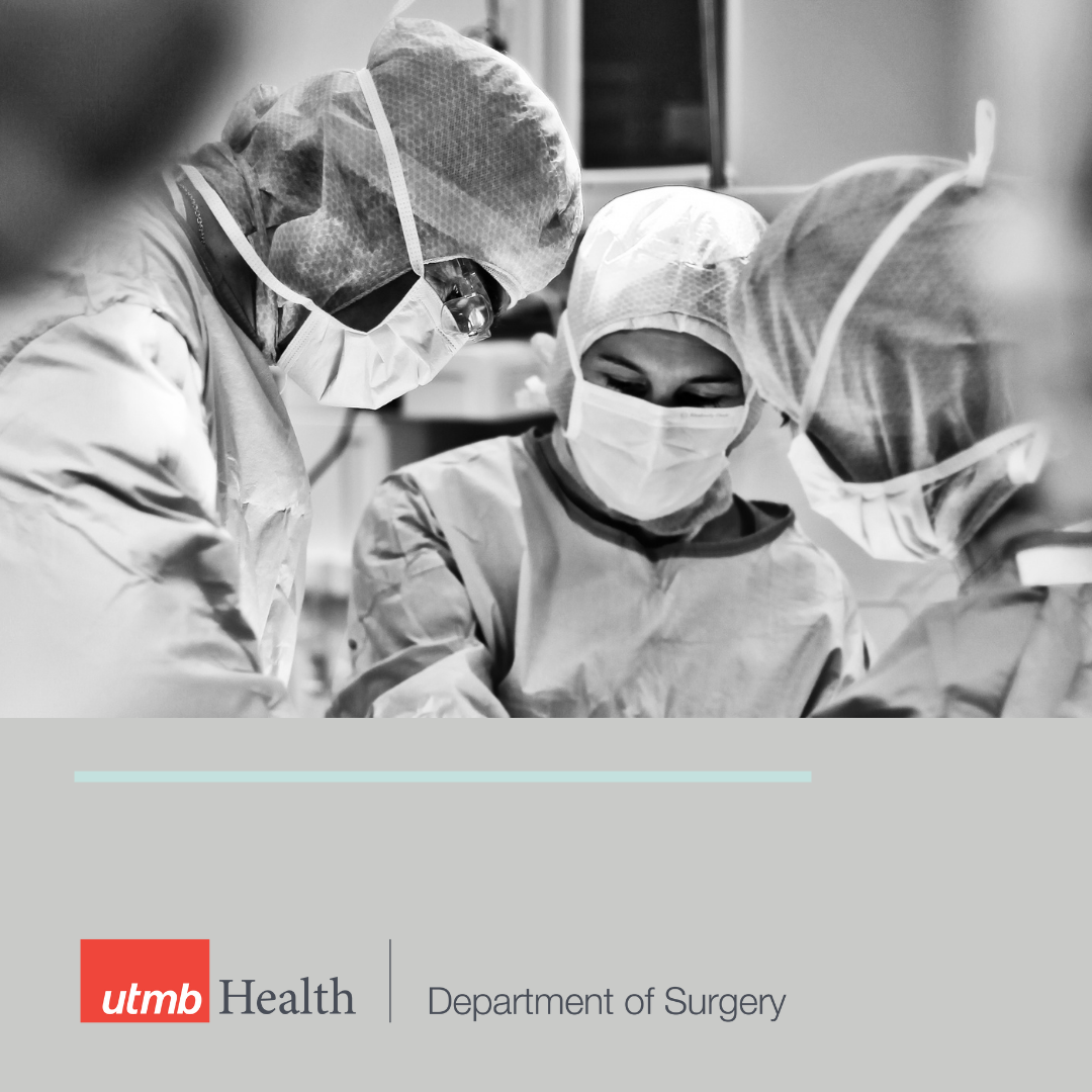UTMB Department of Surgery news image, surgeons working