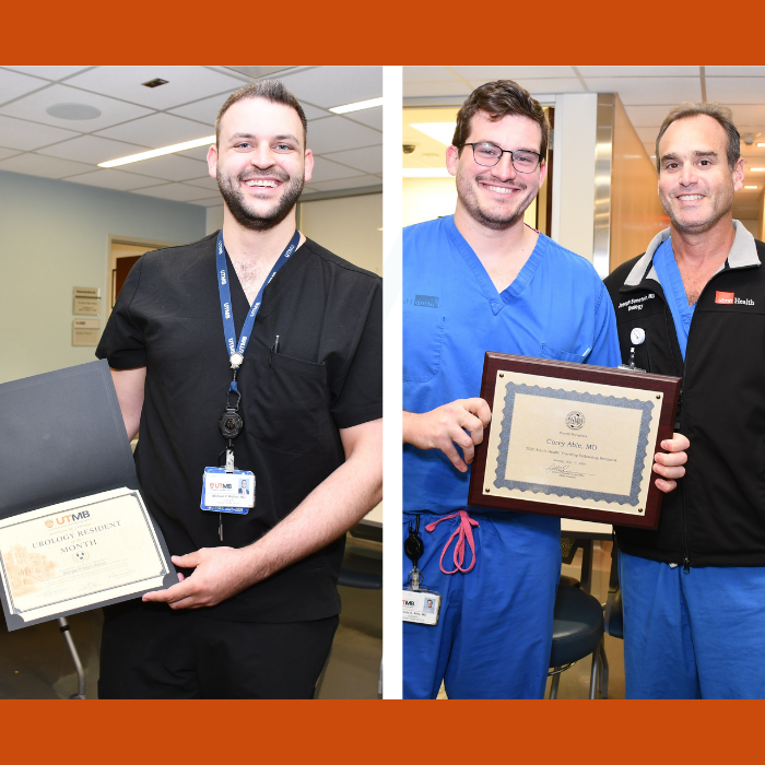 Division of Urology July awards