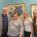 Americorps Seniors luncheon - Angela and Craig Brown, Ritchie, Dr. Masel and Dr. Morrow