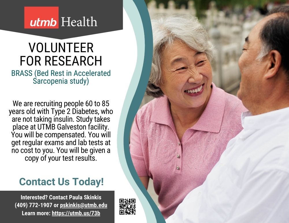 older adult couple, flyer text repeated in page