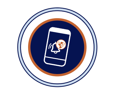 logo phone and medication
