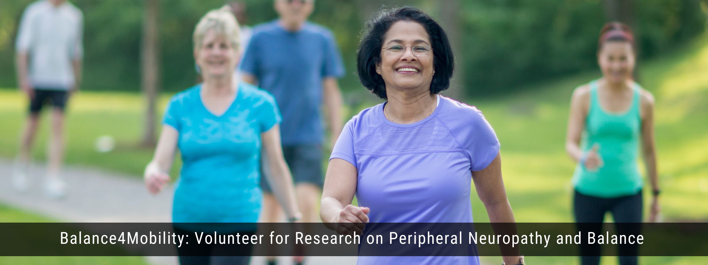 walking study flyer, text repeated in page and linked PDF