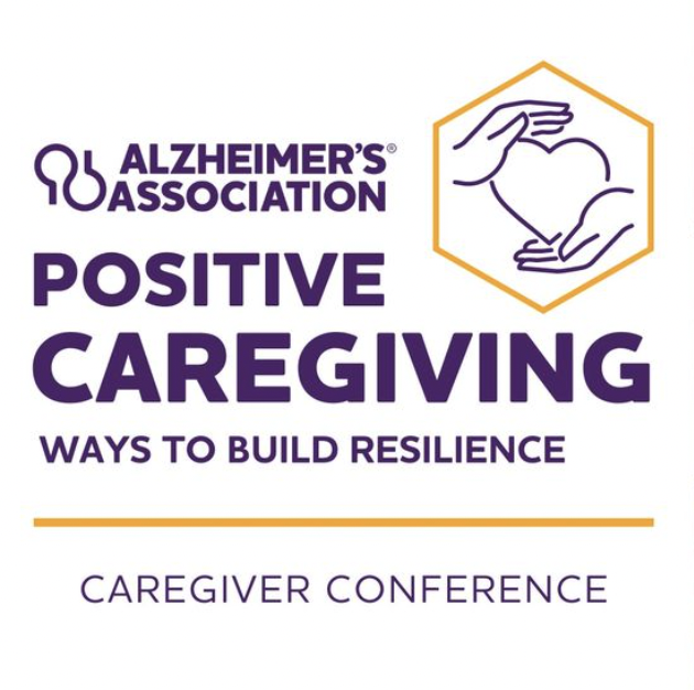 Alzheimer's Association Positive Caregiving ways to build resilience caregiver conference, hands with heart