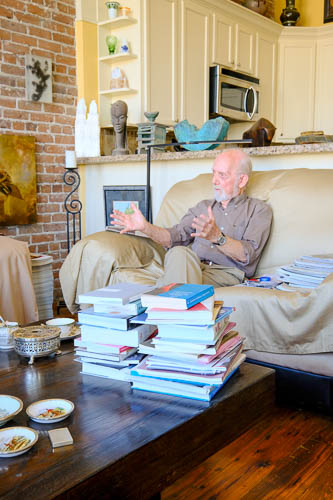 Ulli Budelmann an older man gestures while speaking