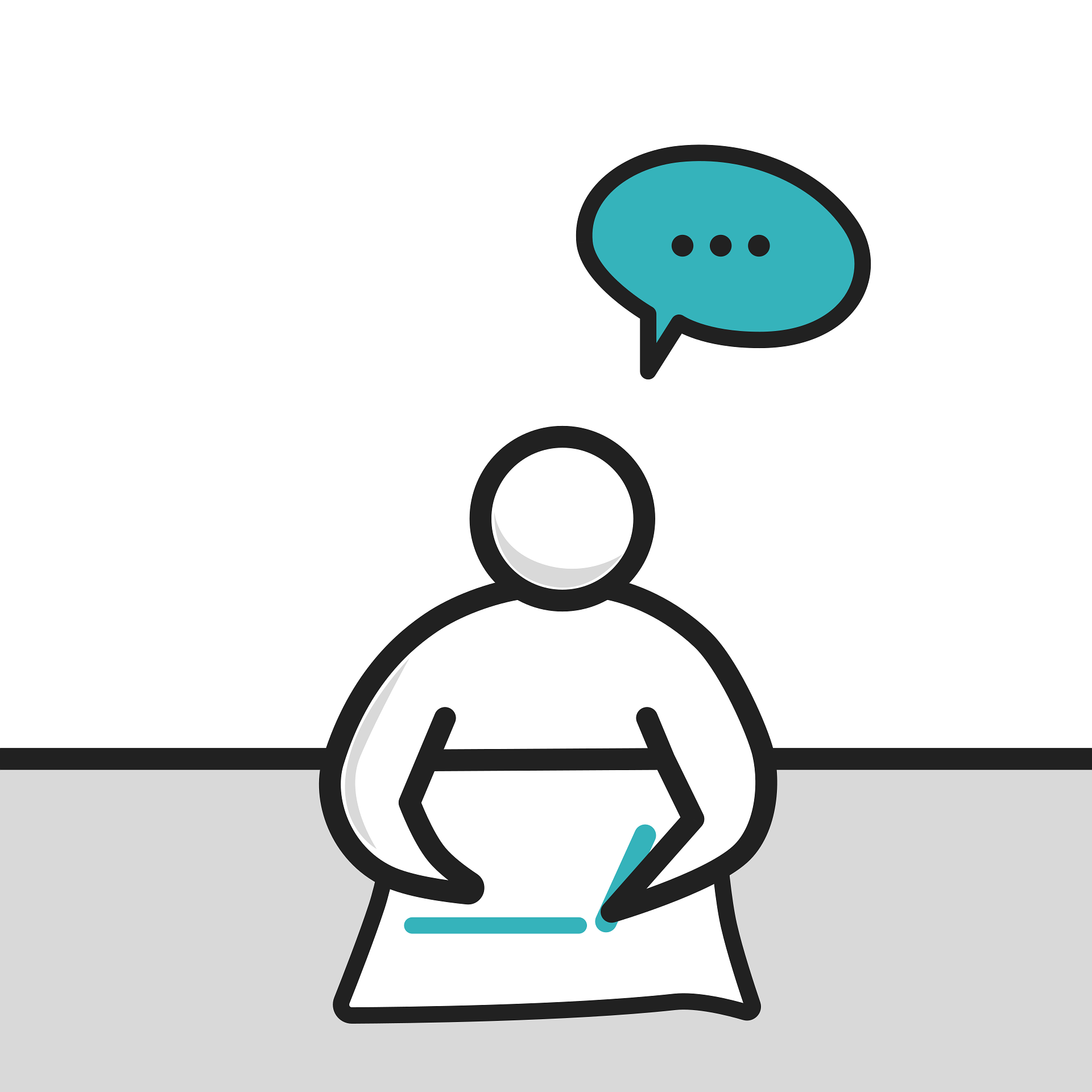 writing figure