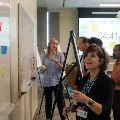 Dr Schlag at board