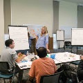 Dr Lantz leads group