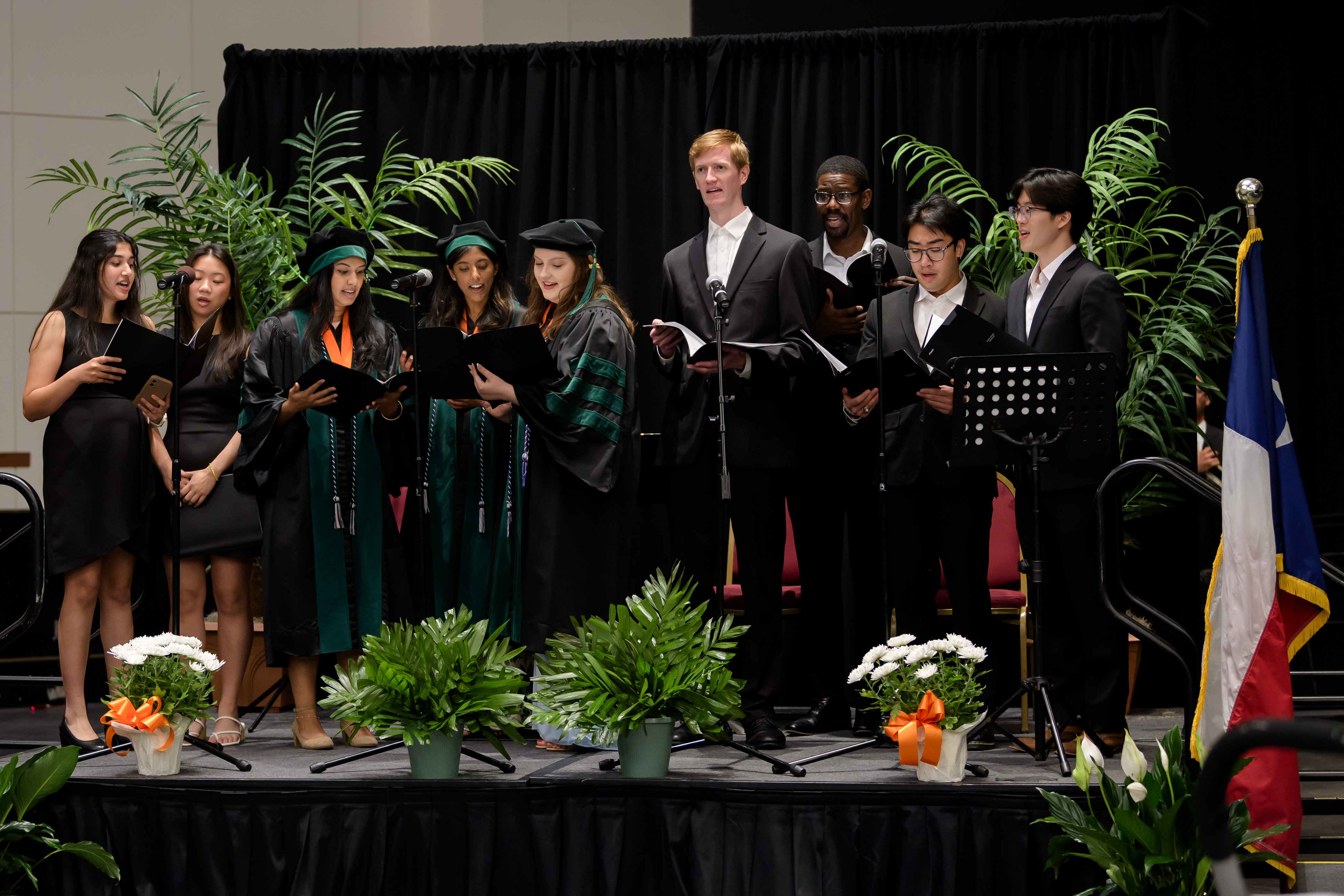 Members of Syncope, performing at the 2026 JSSOM MD Commencement Ceremony