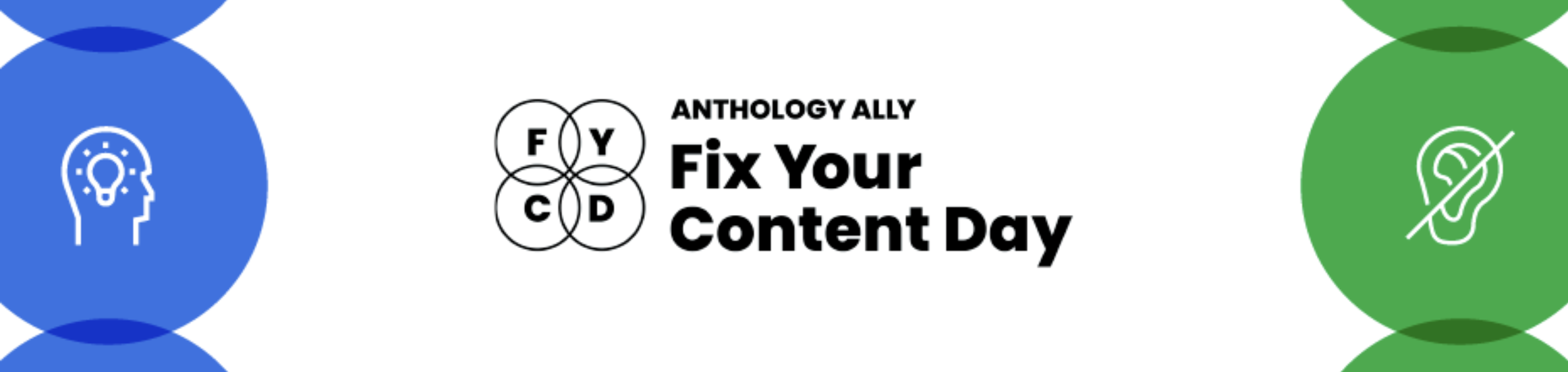 FYCD-Group-Icon FYCD Anthology Ally Fix Your Content Day Graphic Banner