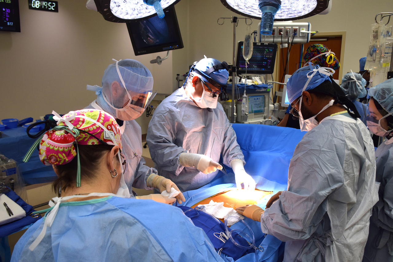 Dr. Abe DeAnda performs a heart surgery without blood transfusion.