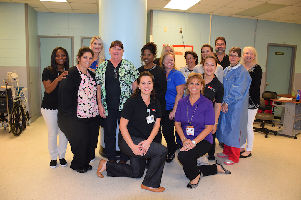 EAC members with CMC Dialysis employees at the Estelle Unit.