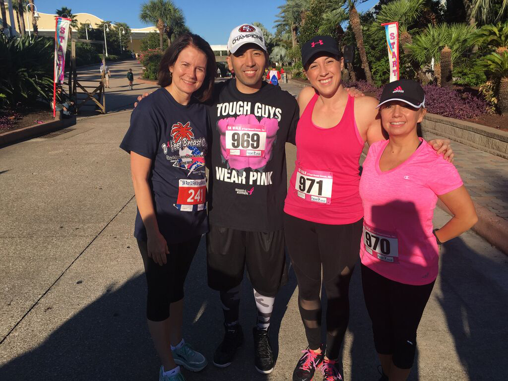 DFeet Breast Cancer 5K-10K Run and Walk October 2016-2