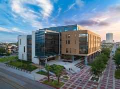 Exterior view of the Health Education Center building