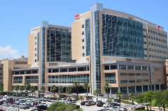 Exterior view of Jennie Sealy Hospital