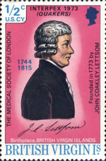 Early Modern Stamp - John Coakley Lettsom 1
