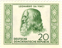 Early Modern Stamp - Da Vinci 1