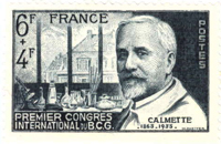 Foundation of Bacteriology Stamp - Albert Calmette