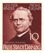 Medicine Foundations Stamp - Gregor Mendel 1