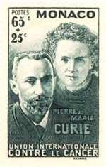 Medicine Foundations Stamp - Marie and Pierre Curie 1