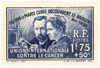 Medicine Foundations Stamp - Marie and Pierre Curie 3