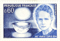 Medicine Foundations Stamp - Marie and Pierre Curie 10