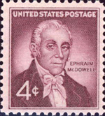 Modern Medicine Stamp - Ephraim McDowell