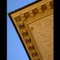 Ornate cornice on Keiller Building