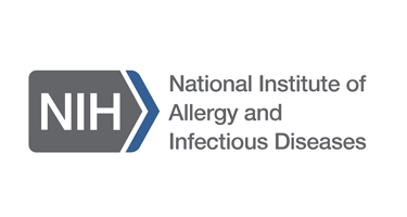 NIH logo with the text “National Institute of Allergy and Infectious Diseases.”