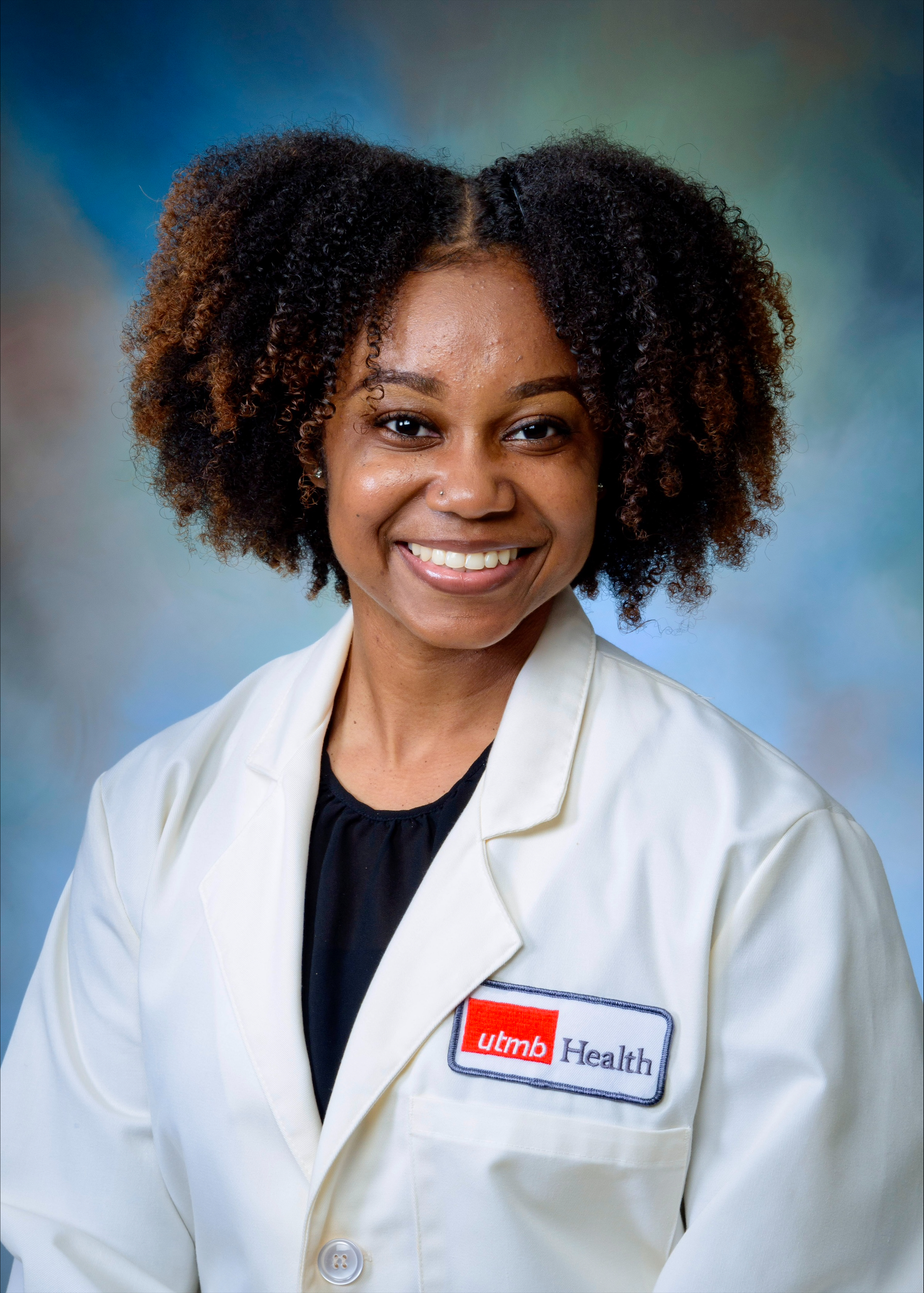 Professional studio portrait of resident